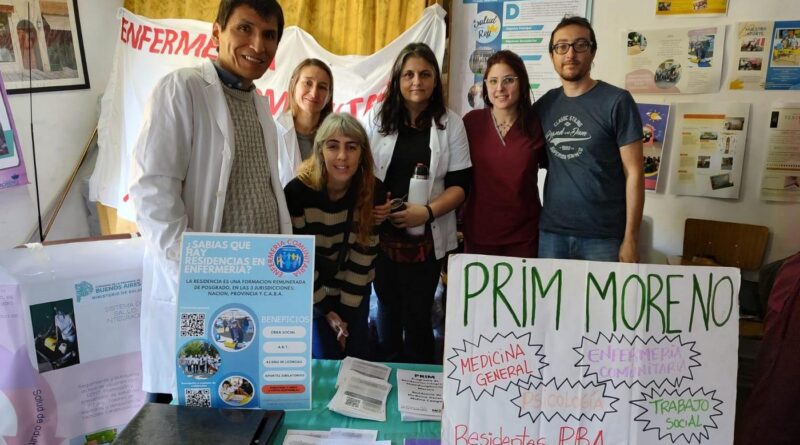 Moreno: El Municipio impulsa residencias para profesionales de la salud