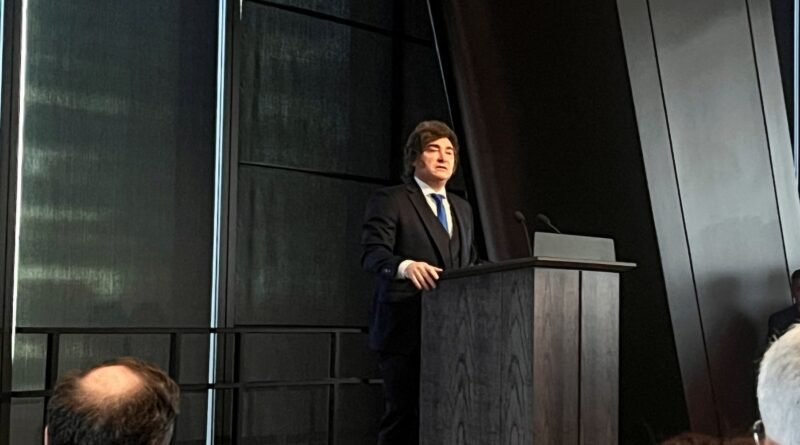 Milei presentó su agenda económica en Nueva York y pidió inversiones para Argentina