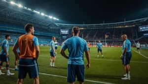 Entrenamiento de la Selección Argentina en La Bombonera antes del amistoso ante Zambia