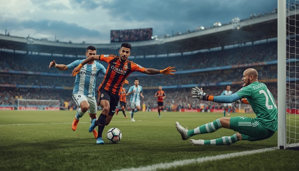 Ataque de Racing ante San Martín de Formosa