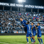 Atlético Tucumán venció a Gimnasia y logró su primera victoria con Julio Falcioni Jugador de Atlético Tucumán celebra el gol ante Gimnasia por el torneo argentino