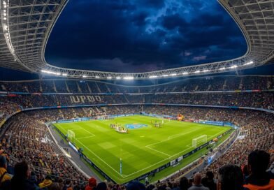 Vista panorámica del Claro Arena antes del partido entre Universidad Católica y Boca