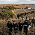 operativo de búsqueda con policías y drones por la desaparición de una niña en Córdoba