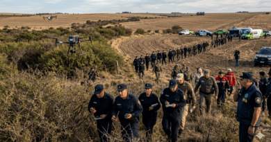 operativo de búsqueda con policías y drones por la desaparición de una niña en Córdoba