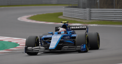 Franco Colapinto durante el Gran Premio de Japón