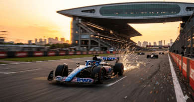 Franco Colapinto durante el Gran Premio de China de Fórmula 1 2026