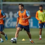 Convocados de Argentina: estado y rendimiento antes de los amistosos Jugadores de la Selección Argentina en entrenamiento