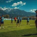 Entrenamiento de la Selección Argentina previo a los amistosos