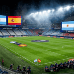 Estadio preparado para la Finalissima entre Argentina y España que finalmente fue cancelada