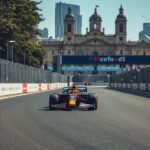 Franco Colapinto conduciendo un Fórmula 1 en Buenos Aires