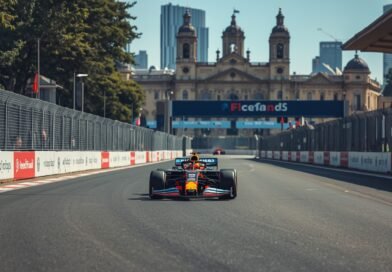 Franco Colapinto conduciendo un Fórmula 1 en Buenos Aires