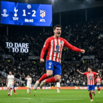 julian alvarez festejando gol atletico madrid champions