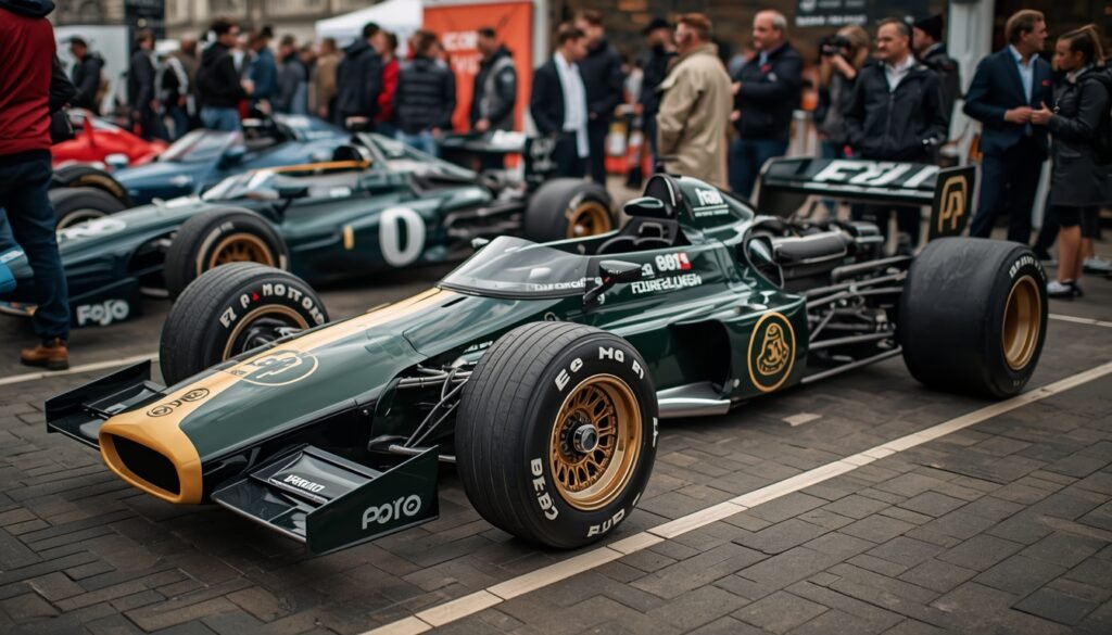 Auto Lotus E20 que utilizará Colapinto en la exhibición
