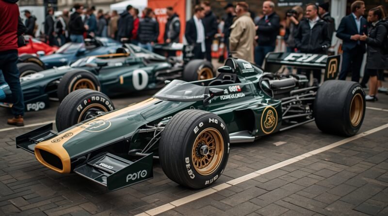 Auto Lotus E20 que utilizará Colapinto en la exhibición