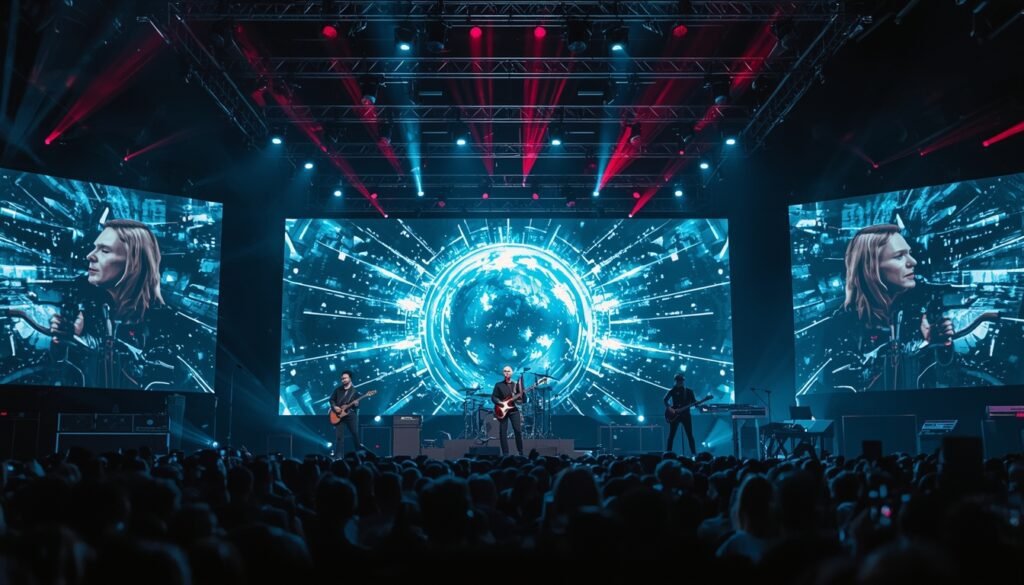 Tecnología utilizada en el show Ecos de Soda Stereo