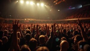 Fanáticos cantando clásicos de Soda Stereo en el show Ecos