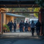Un alumno de 15 años mató a un compañero dentro de una escuela en Santa Fe Patrulleros y ambulancias frente a una escuela tras un tiroteo escolar en San Cristóbal