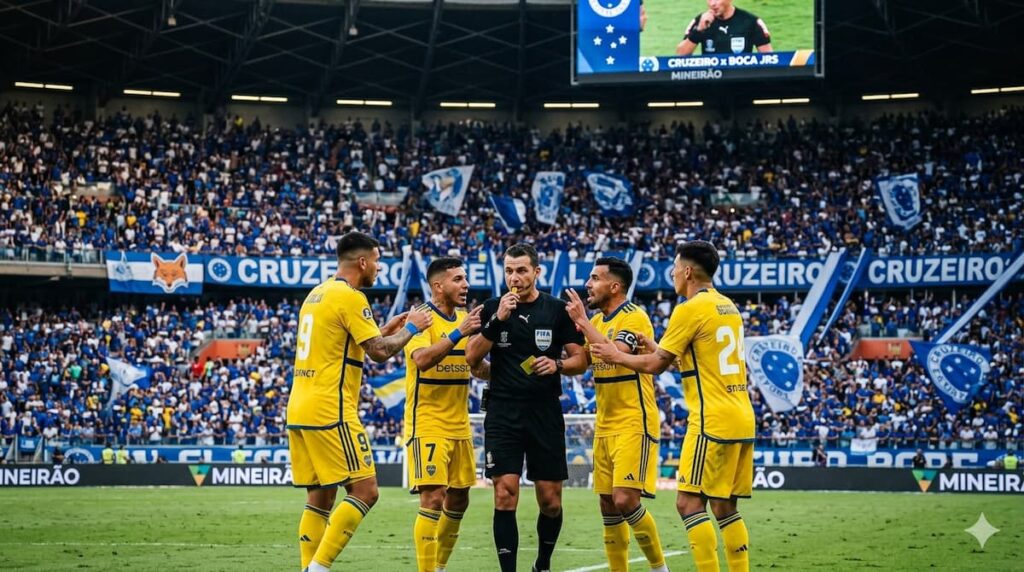 Boa reclamo durante todo el Partido 