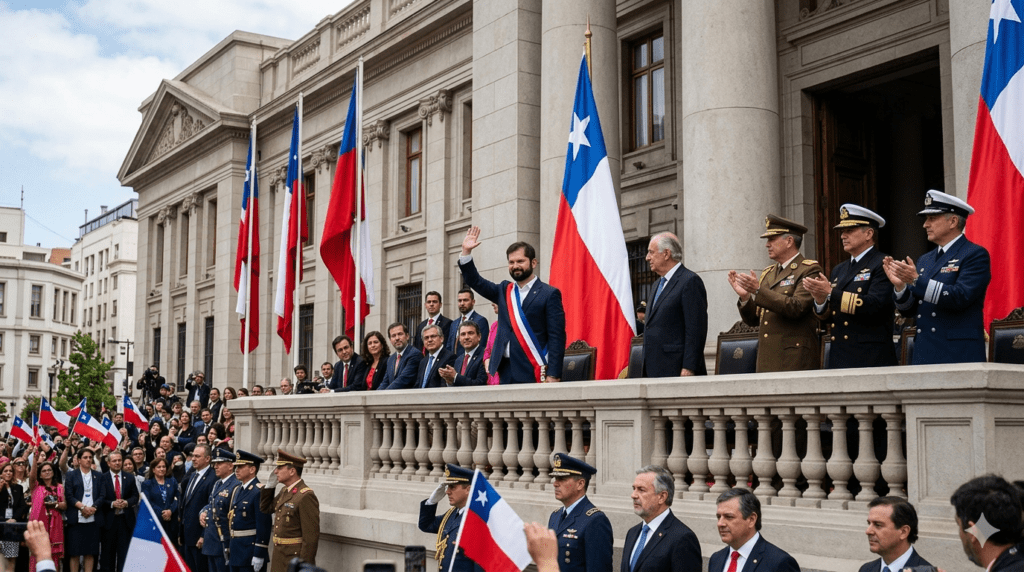 Ceremonia de asunción presidencial en Chile