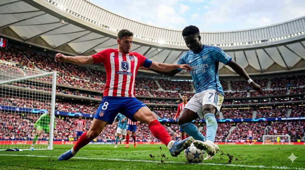 Julián Álvarez marcó en el 1-1 entre Atlético y Arsenal por la Champions