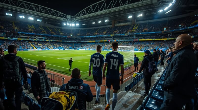 Jugadores de Boca Juniors antes del debut en la Copa Libertadores 2026