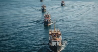 Buques comerciales detenidos en el estrecho de Ormuz durante restricciones
