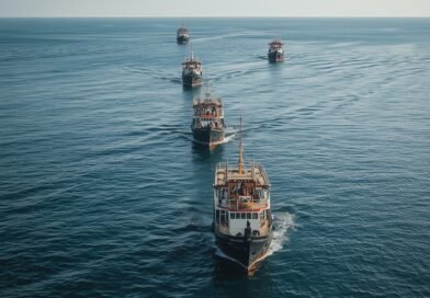 Buques comerciales detenidos en el estrecho de Ormuz durante restricciones