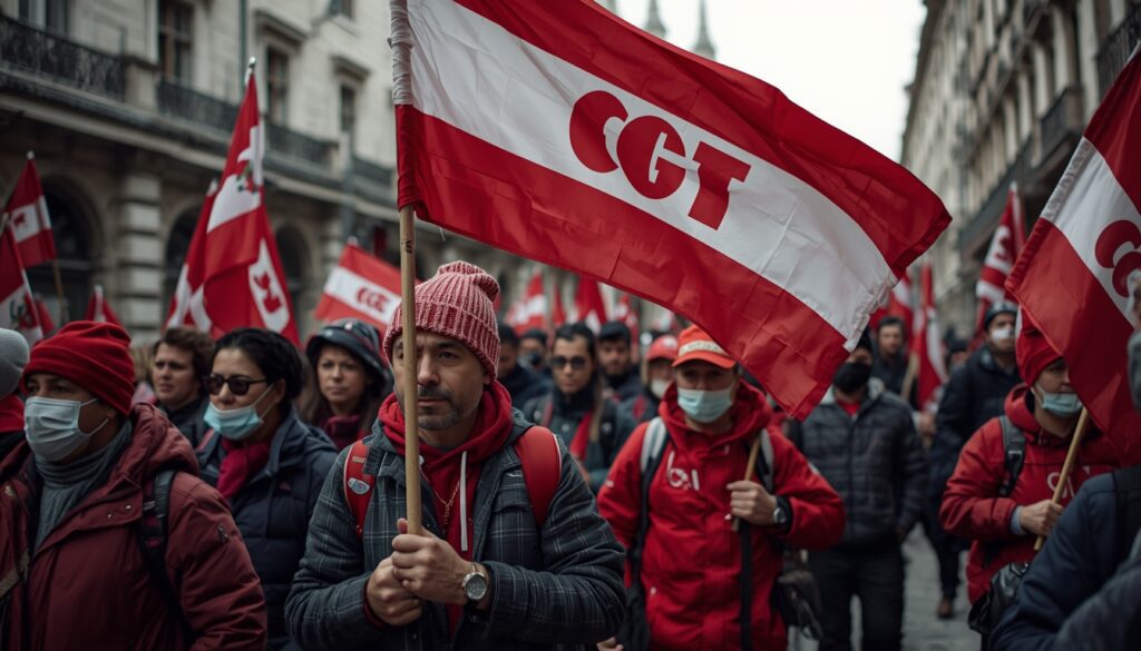 Movilización de la CGT contra la reforma laboral