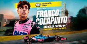 Exhibición de Fórmula 1 en Palermo con Franco Colapinto