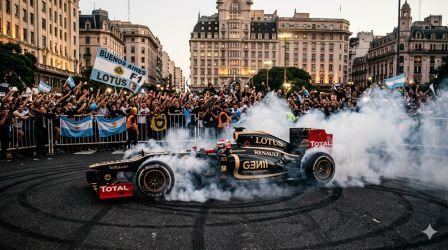 Exhibición de Colapinto en Buenos Aires