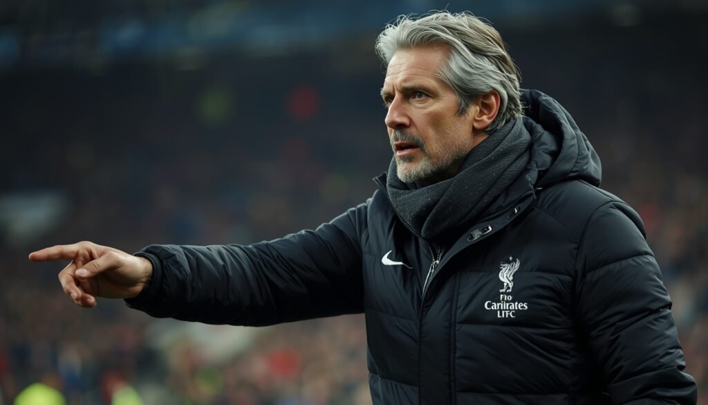 Martín Demichelis dirige al Mallorca durante un partido