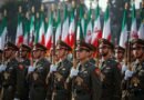 Miembros de la Guardia Revolucionaria Islámica durante una formación militar en Irán