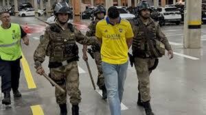 Un hincha de Boca fue detenido en Brasil