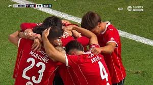 Gol de Independiente ante Racing en el clásico de Avellaneda