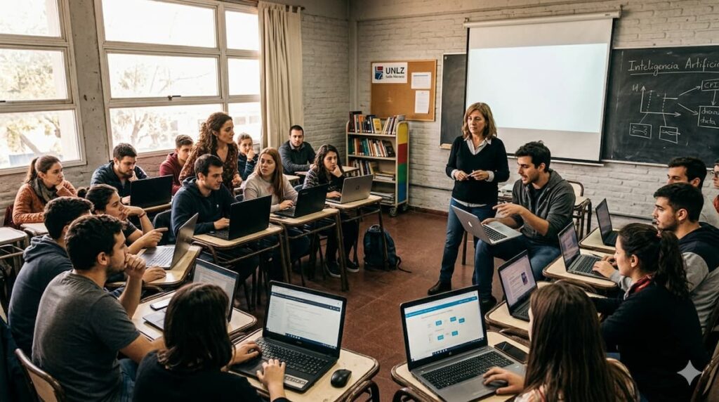 Debate sobre inteligencia artificial en universidad argentina
