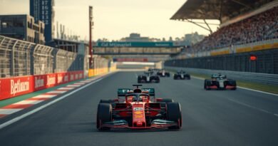 Monoplaza liderando una carrera de Fórmula 1 durante la temporada 2026