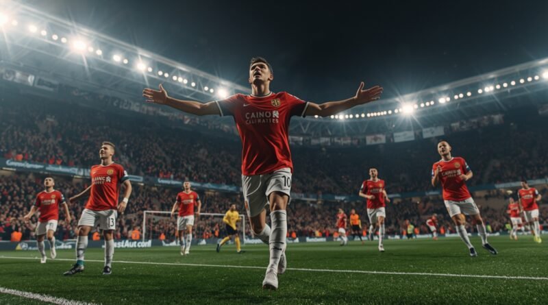 Jugadores del Mallorca celebran el gol agónico ante Real Madrid