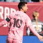 Lionel Messi celebra uno de sus goles con Inter Miami ante Colorado Rapids
