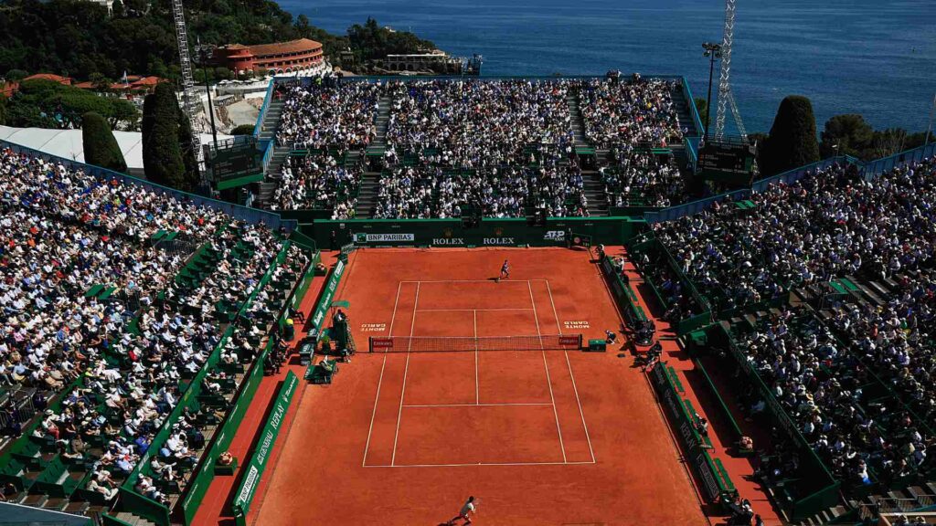 Partido en el Masters 1000 de Montecarlo