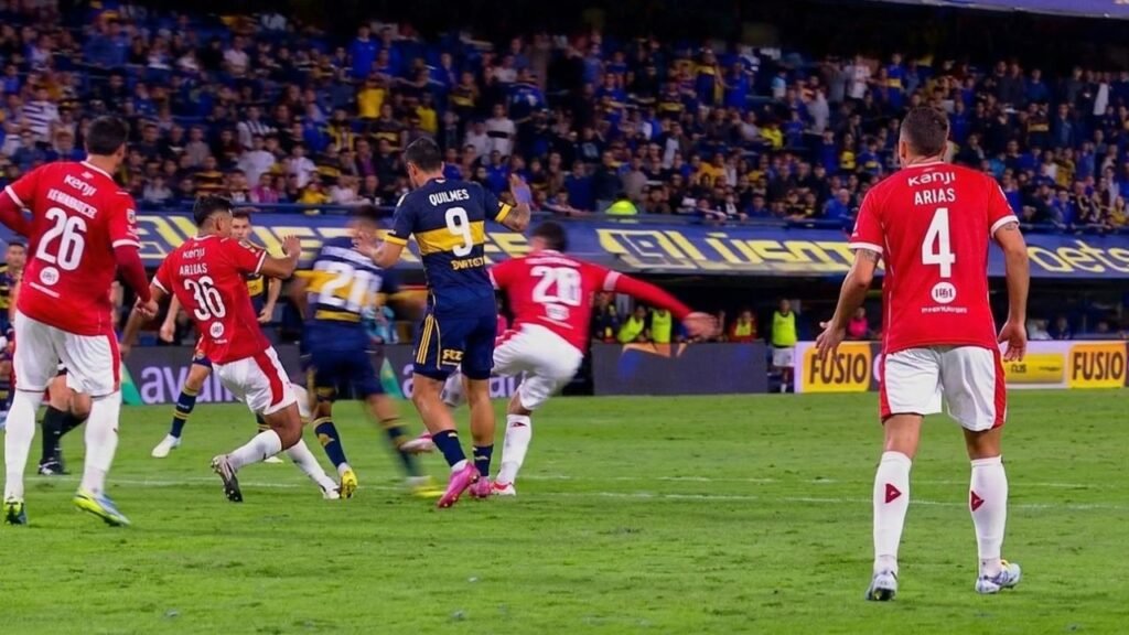 penal que significó el empate de Boca
