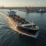 petrolero ruso llegando a puerto cubano con carga de petróleo