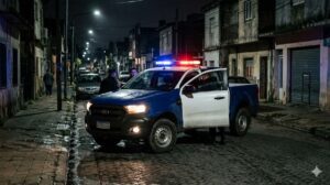 Abril en Argentina: preocupación por muertes de efectivos y casos de suicidio en fuerzas de seguridad Patrullero policial en operativo nocturno en Argentina