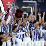 Jugadores celebrando el título de la Copa del Rey