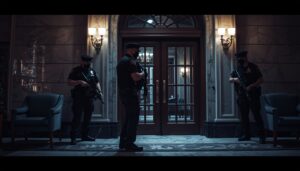 Operativo de seguridad en hotel de Washington durante evento oficial