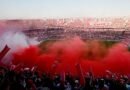 Estadio Monumental colmado de público durante un Superclásico