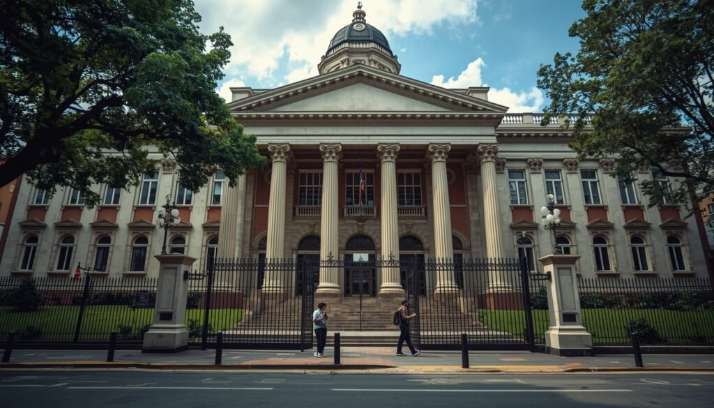 edificio judicial donde se desarrolla la causa en Brasil