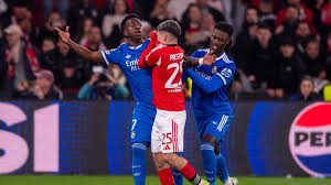 Vinicius Junior en partido ante Benfica