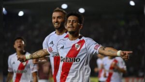 primer gol de river ante Carabobo en Venezuela