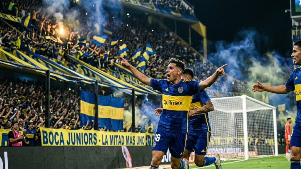 Miguel Merentiel marcó en el empate de Boca ante Cruzeiro