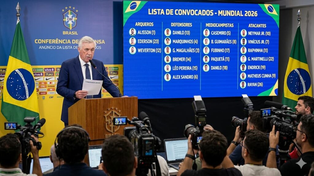 Brasil confirmó su lista para el Mundial 2026 con Neymar como gran figura